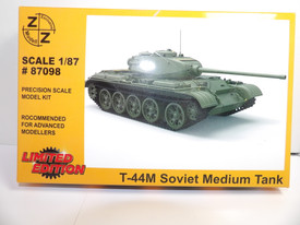 Russian T-44M Medium Tank Z+Z Modell 87098 New 1/87 Scale Kit