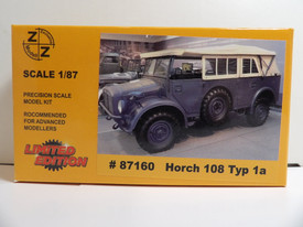German WWII Horch 108 Type 1a Z+Z Modell 87160 New 1/87 Scale Kit