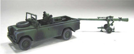 Land Rover with L6 Wombat AT Gun Trident 87265 Resin 1/87 Kit 