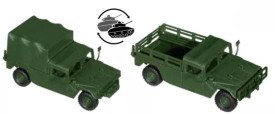 M998/M1038 Hummer Cargo / Troop Minitanks 489 Plastic 1/87 Unassembled Kit
