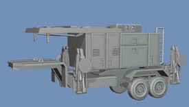 Patriot Radar Traveling Position Germania 0038 3D Printed Resin 1/87 Scale Kit