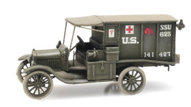  U.S. Ford Model T Ambulance 1917 Artitec  6870308 Finished 1/87 Kit Combat Read