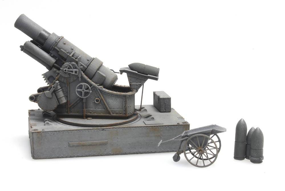 German WWI SKODA 305mm Mortar M1916 Artitec 6870253 Finished 1/87