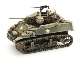 M5A1 Stuart Light Tank. Artitec 387.79-S1 New 1/87 Hand Painted Model