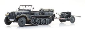 German Halftrack Sd.Kfz.10 & PAK 38 AT Gun Artitec 6870488 Finished 1/87 