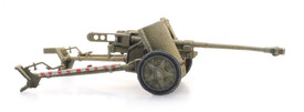 German WWII 50mm PAK 38 AT Gun Afrika, Artitec 6870510 Hand Painted 1/87 