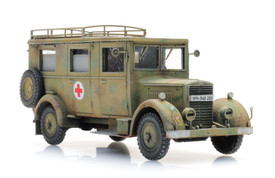 German WWII Phänomen Granit 25H Ambulance Afrika Artitec 6870589 Hand Painted 1/87 