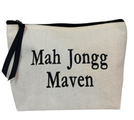 Mah Jongg Maven Canvas Pouch