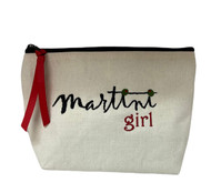 Martini Girl- Canvas Pouch