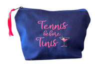 Tennis before Tinis - Canvas Pouch