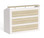 Taskfurn STRATA Reception Desk - Natural Oak/White
