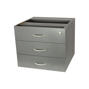 Taskfurn Fixed 3 Drawer - Ironstone