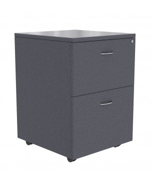 Taskfurn 2 Drawer Mobile Pedestal - Ironstone