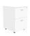 Taskfurn 2 Drawer Mobile Pedestal - White