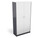 Taskfurn Full Door Storage Cupboard - White/Ironstone