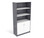 Taskfurn Half Door Cupboard - White/Ironstone