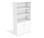 Taskfurn Half Door Cupboard - White/White
