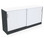 Taskfurn Sliding Door Credenza - White/Ironstone