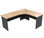 Taskfurn Radius Office Workstation - Wild Oak/Ironstone
