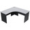 Taskfurn Radius Office Workstation - White/Ironstone