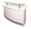 Modular Reception Counter with Half Height Glass Shelf
