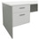 1 Drawer + 1 File Drawer Box - White (Return Not Included)