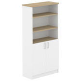 Ship Shape Half Door Storage Cupboard - Oak/White