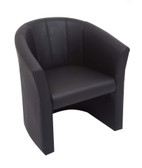 Space Single Executive Tub Chair - Angled Front View