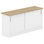 Shipshape Horizontal Stationery Cupboard - Oak/White