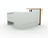 Taskfurn Hola Reception Counter - Right Front with Return
