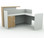 Taskfurn Hola Reception Counter - Right Back with Return