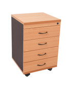 Rapid Worker Mobile Pedestal 4 Drawer