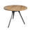 Kenek Polished Table Frame - Wild Oak Top