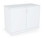 Taskfurn Hinged Door Locking Credenza - 1200L - White