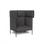 Taskfurn Bloc Lounge Charcoal - Single Seater