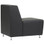 Blitz Lounge Soft Seater - Angled Side Back View