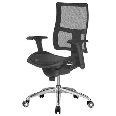Zodiac Executive Mesh High Back Chair - Front Side View