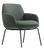 Taskfurn Calypso 4 Leg Chair - Olive Fabric