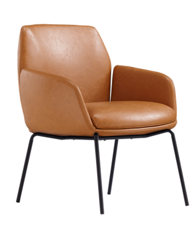 Taskfurn Calypso 4 Leg Chair - Tan Pu