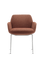 Taskfurn Calypso 4 Leg Chair - Terrracotta Fabric