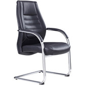 Boston Executive Cantilever Visitor Chair With Arms