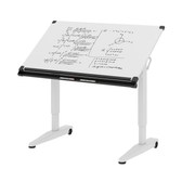 Pneumatic Height Adjustable Flip Drawing Table