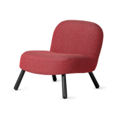 Taskfurn Cumo Lounge Chair - Sangria Fabric