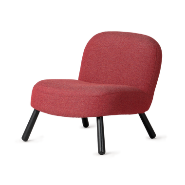 Taskfurn Cumo Lounge Chair - Sangria Fabric