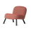 Taskfurn Cumo Lounge Chair - Terricotta Fabric
