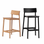 Lucas High Bar Stool with Back 650H and 750H