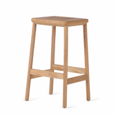 Lucas Stool Backless 750H - Natural Oak
