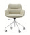 Dahlia 4 Star Chair - Sand - White Frame