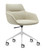 Dahlia 5 Star Chair - Sand - Front View - White Base