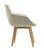 Dahlia 4 Leg Wood Chair - Sand - Side View